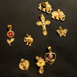 18k gold plated 18k oro laminado